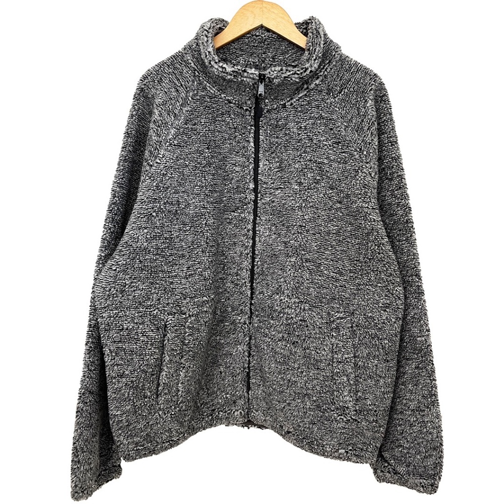 Urban Outfitters High Pile Fleece Mock Neck Full Zip Jacket Men's XL